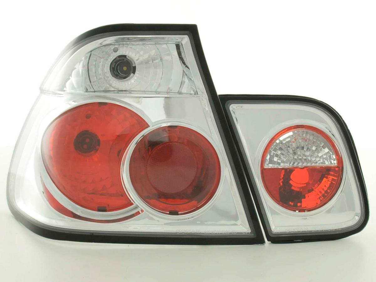 Rückleuchten Set BMW 3er Limo Typ E46 01-05 chrom Rückleuchten Set BMW 3er Limo Typ E46 01-05 chrom